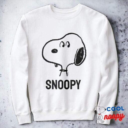 Peanuts Snoopy Looks Sweatshirt 2