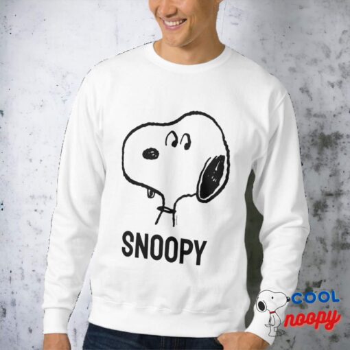 Peanuts Snoopy Looks Sweatshirt 6