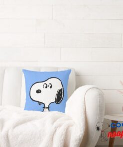 Peanuts Snoopy Looks Throw Pillow 2