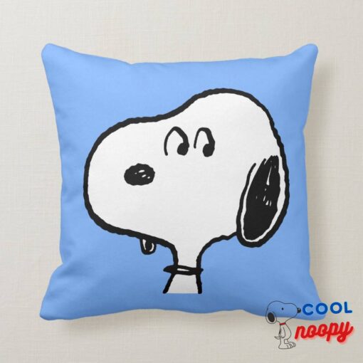 Peanuts Snoopy Looks Throw Pillow 5