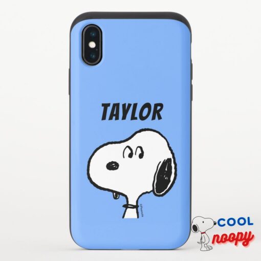 Peanuts Snoopy Looks Uncommon Iphone Case 8