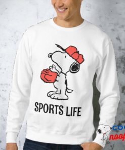 Peanuts Snoopy Making The Catch Sweatshirt 6