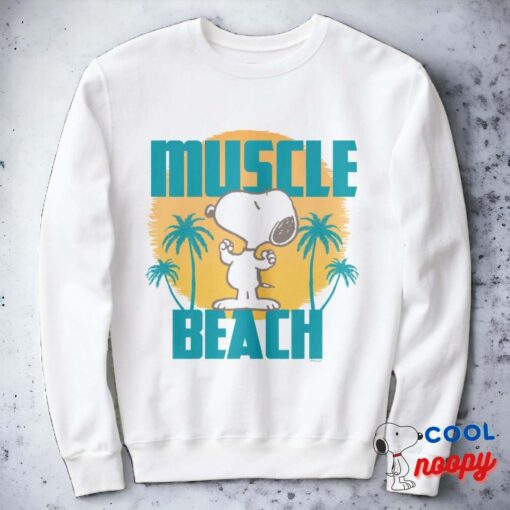 Peanuts Snoopy Muscle Beach Sweatshirt 13