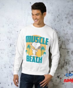 Peanuts Snoopy Muscle Beach Sweatshirt 2