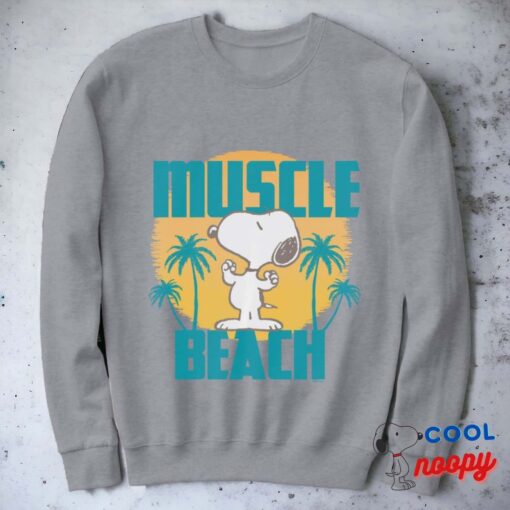 Peanuts Snoopy Muscle Beach Sweatshirt 6