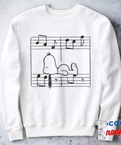 Peanuts Snoopy Musical Notes Sweatshirt 2