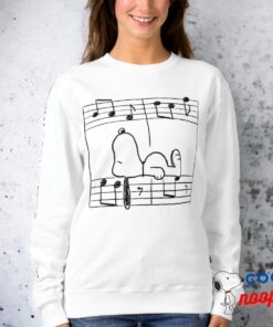 Peanuts Snoopy Musical Notes Sweatshirt 4