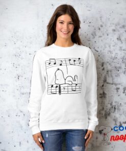 Peanuts Snoopy Musical Notes Sweatshirt 7