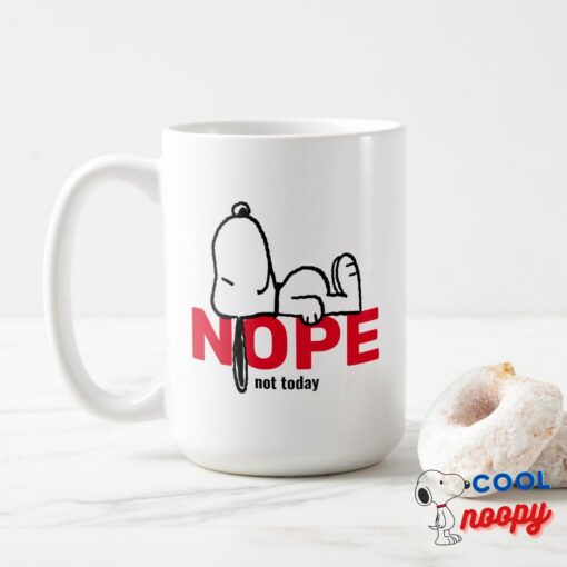 Peanuts Snoopy Not Today Mug 15