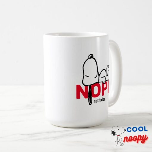 Peanuts Snoopy Not Today Mug 7
