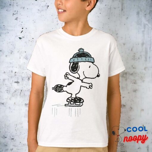 Peanuts Snoopy On Ice T Shirt 6