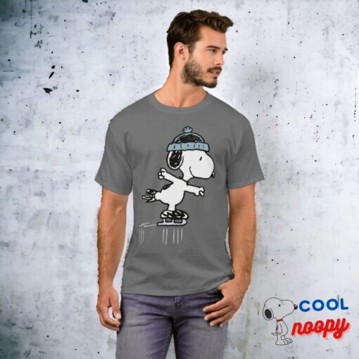 Peanuts Snoopy On Ice T Shirt 8