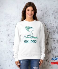 Peanuts Snoopy On Skis Sweatshirt 11