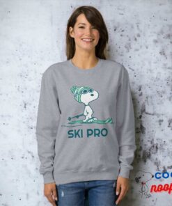 Peanuts Snoopy On Skis Sweatshirt 4