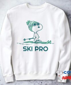 Peanuts Snoopy On Skis Sweatshirt 6