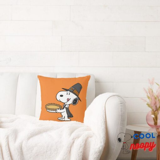 Peanuts Snoopy Pilgrim Throw Pillow 2
