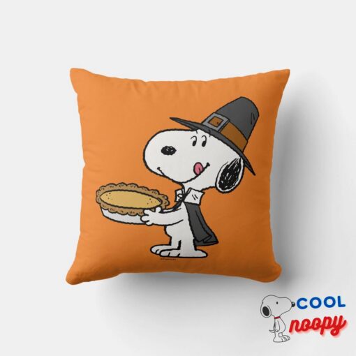Peanuts Snoopy Pilgrim Throw Pillow 4