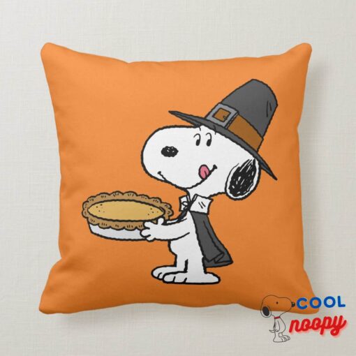 Peanuts Snoopy Pilgrim Throw Pillow 5