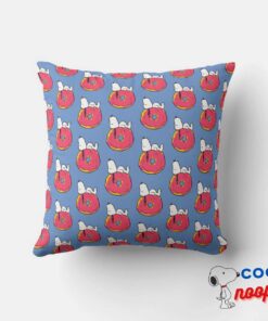 Peanuts Snoopy Pink Donut Throw Pillow 4