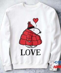 Peanuts Snoopy Puffer Jacket Valentine Sweatshirt 2