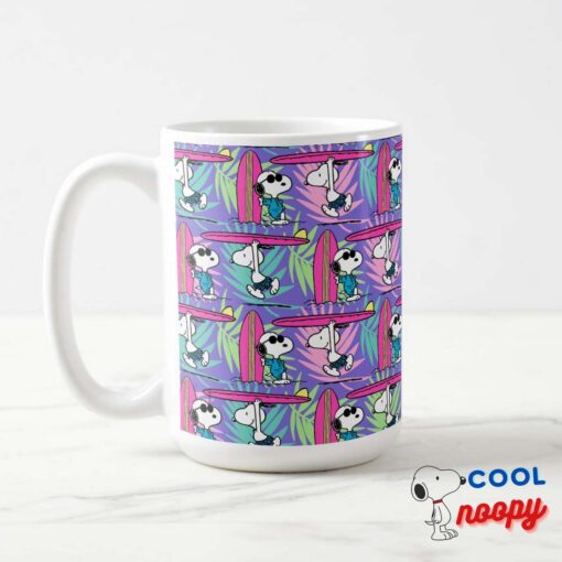 Peanuts Snoopy Purple Surf Pattern Mug 5