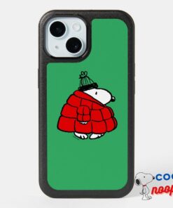 Peanuts Snoopy Red Puffer Jacket Otterbox Iphone Case 8