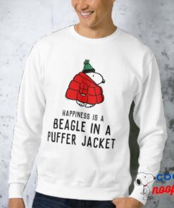 Peanuts Snoopy Red Puffer Jacket Sweatshirt 12