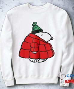 Peanuts Snoopy Red Puffer Jacket Sweatshirt 15