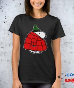 Peanuts Snoopy Red Puffer Jacket T Shirt 33