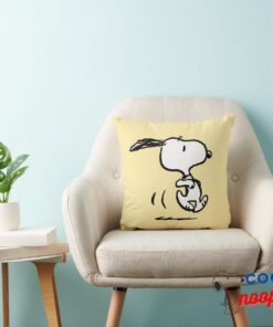 Peanuts Snoopy Running Throw Pillow 3