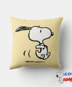 Peanuts Snoopy Running Throw Pillow 4
