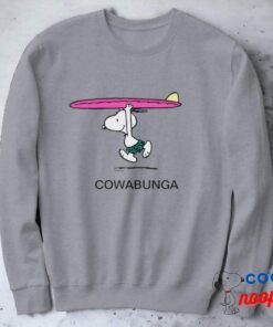 Peanuts Snoopy Running To The Surf Sweatshirt 5