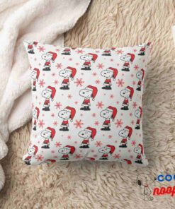 Peanuts Snoopy Santa Claus Throw Pillow 1