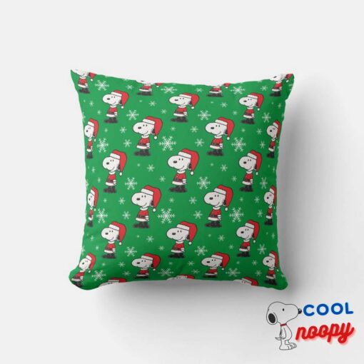 Peanuts Snoopy Santa Claus Throw Pillow 2