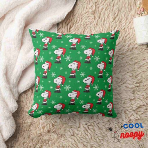 Peanuts Snoopy Santa Claus Throw Pillow 9