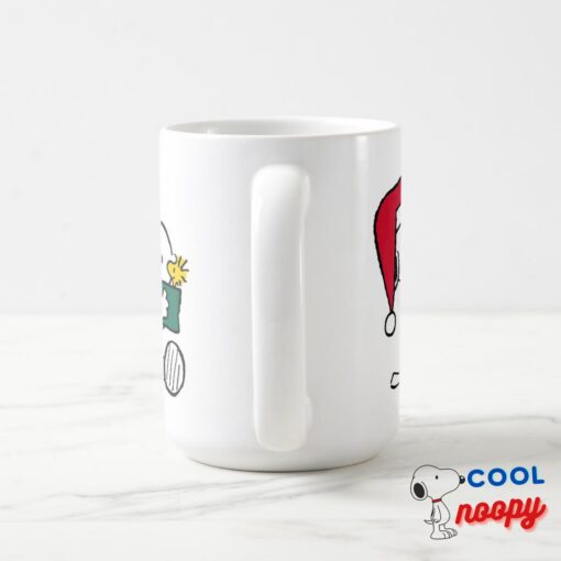 Peanuts Snoopy Santa Woodstock Gift Mug 5
