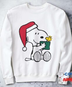 Peanuts Snoopy Santa Woodstock Gift Sweatshirt 1