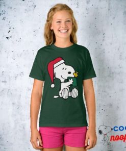 Peanuts Snoopy Santa Woodstock Gift T Shirt 15