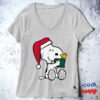 Peanuts Snoopy Santa Woodstock Gift T Shirt 9