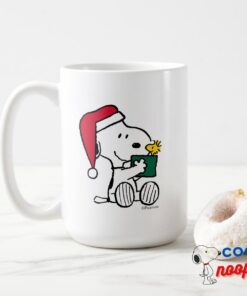 Peanuts Snoopy Santa Woodstock Gift Travel Mug 15