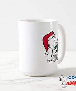 Peanuts Snoopy Santa Woodstock Gift Travel Mug 2