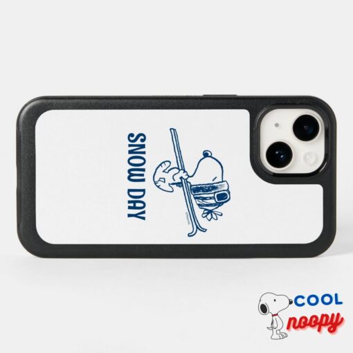 Peanuts Snoopy Ski Trip Otterbox Iphone Case 3