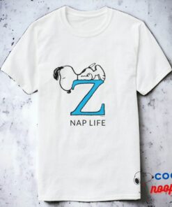 Peanuts Snoopy Sleeping Z T Shirt 15