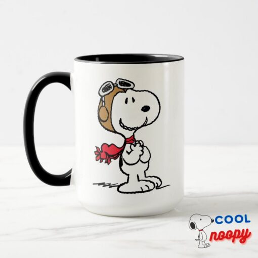 Peanuts Snoopy The Flying Ace Mug 11