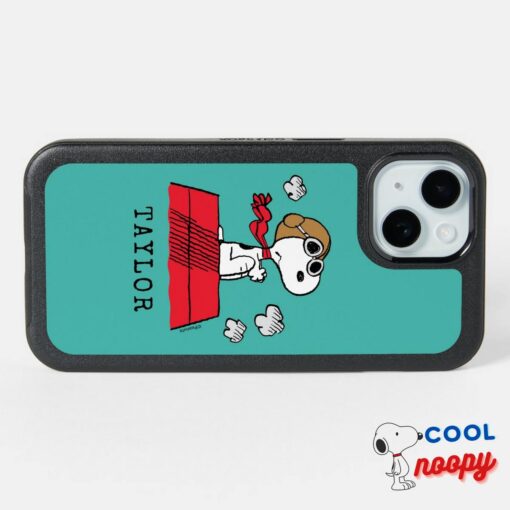 Peanuts Snoopy The Flying Ace Otterbox Iphone Case 4