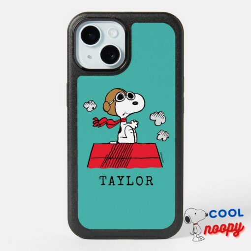 Peanuts Snoopy The Flying Ace Otterbox Iphone Case 8
