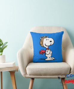 Peanuts Snoopy The Flying Ace Throw Pillow 6