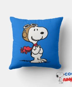Peanuts Snoopy The Flying Ace Throw Pillow 7