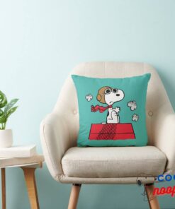 Peanuts Snoopy The Flying Ace Throw Pillow 82