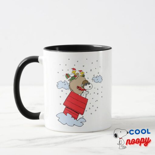 Peanuts Snoopy The Red Baron At Christmas Mug 15